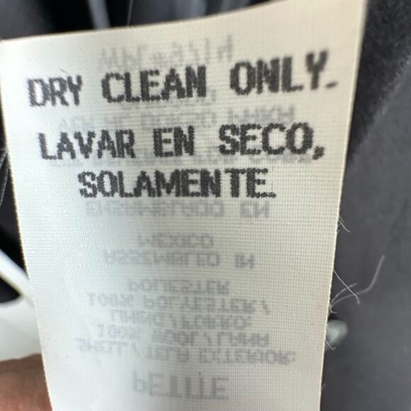 New Old Stock Women's 12 Petite 100% Wool Blazer Sag Harbor One Button Lined Y2K - Picture 6 of 10